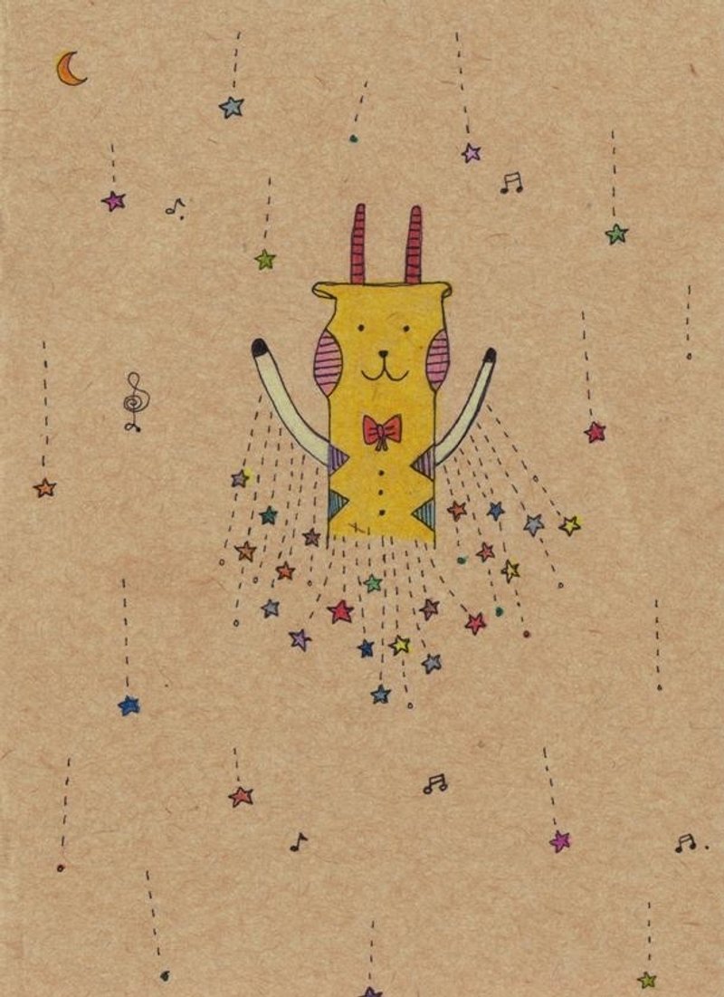 摘星系列┃长颈鹿 - 卡片/明信片 - 纸 多色