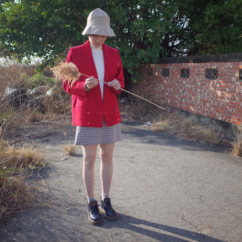 │千金难买早知道│鲜红VINTAGE/MOD'S - 女装休闲/机能外套 - 其他材质 