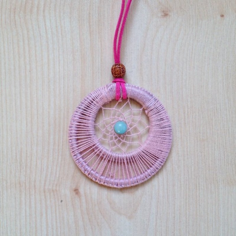 【DreamCatcher．双环原石捕梦网】天河石 - 项链 - 其他材质 多色