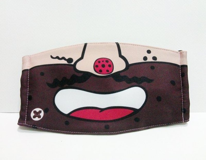 手工印制口罩-好好笑系列(怪叔叔) - 口罩 - 其他材质 多色