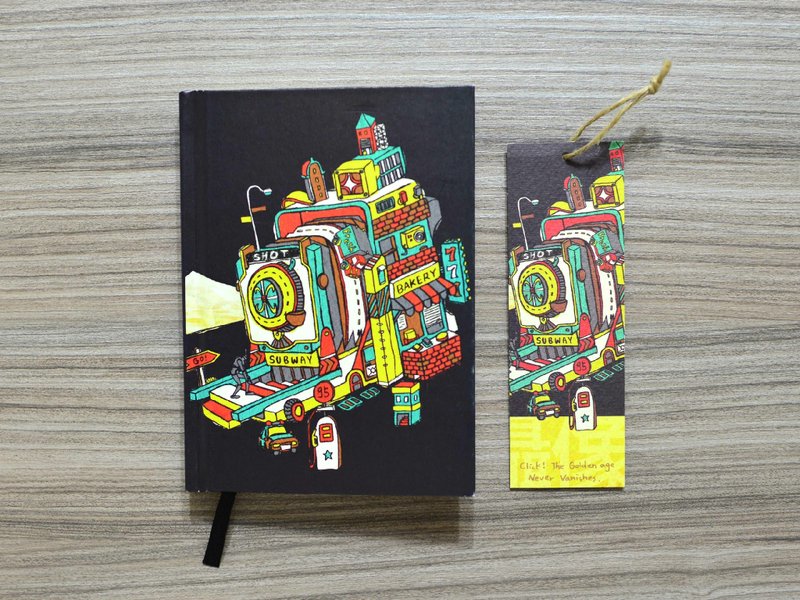 【福利品】万用日历手帐日记本 -【影像机】 - 笔记本/手帐 - 纸 黑色