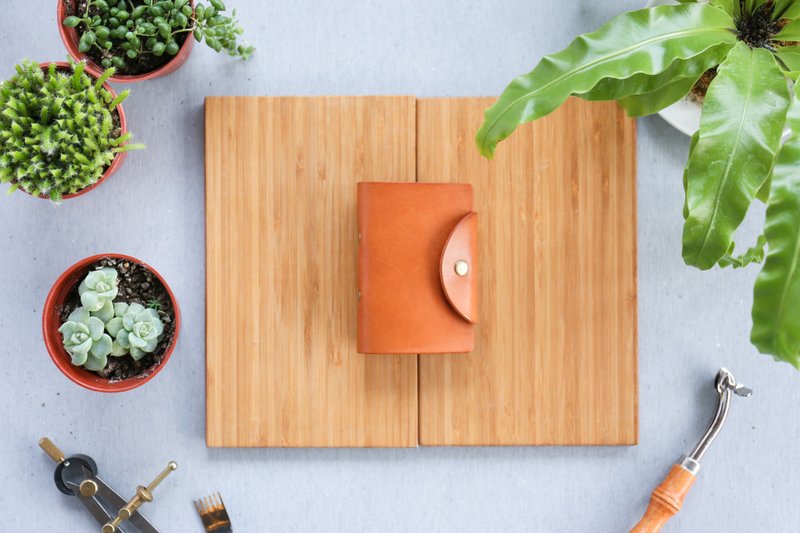 Shekinah 手工皮革 - 卡片册 - 证件套/卡套 - 真皮 咖啡色