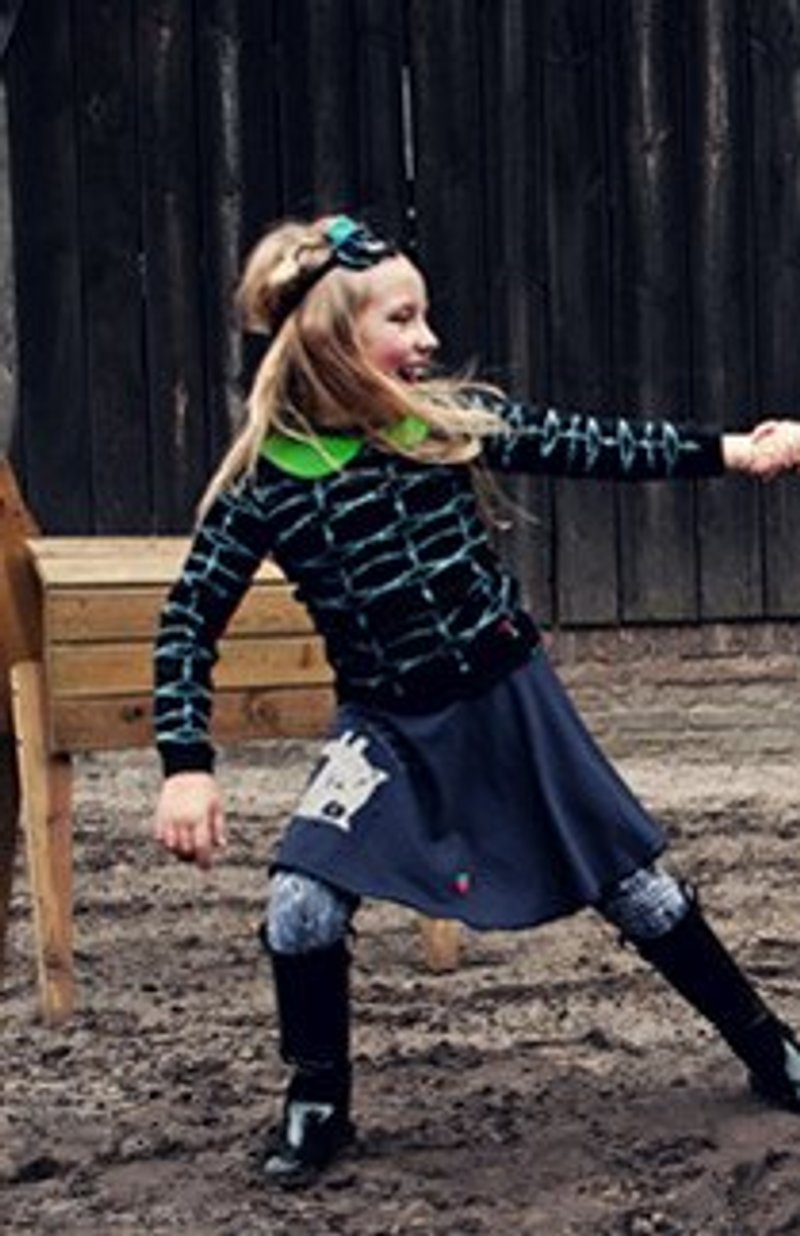 蓝色线条上衣 - 其他 - 棉．麻 蓝色