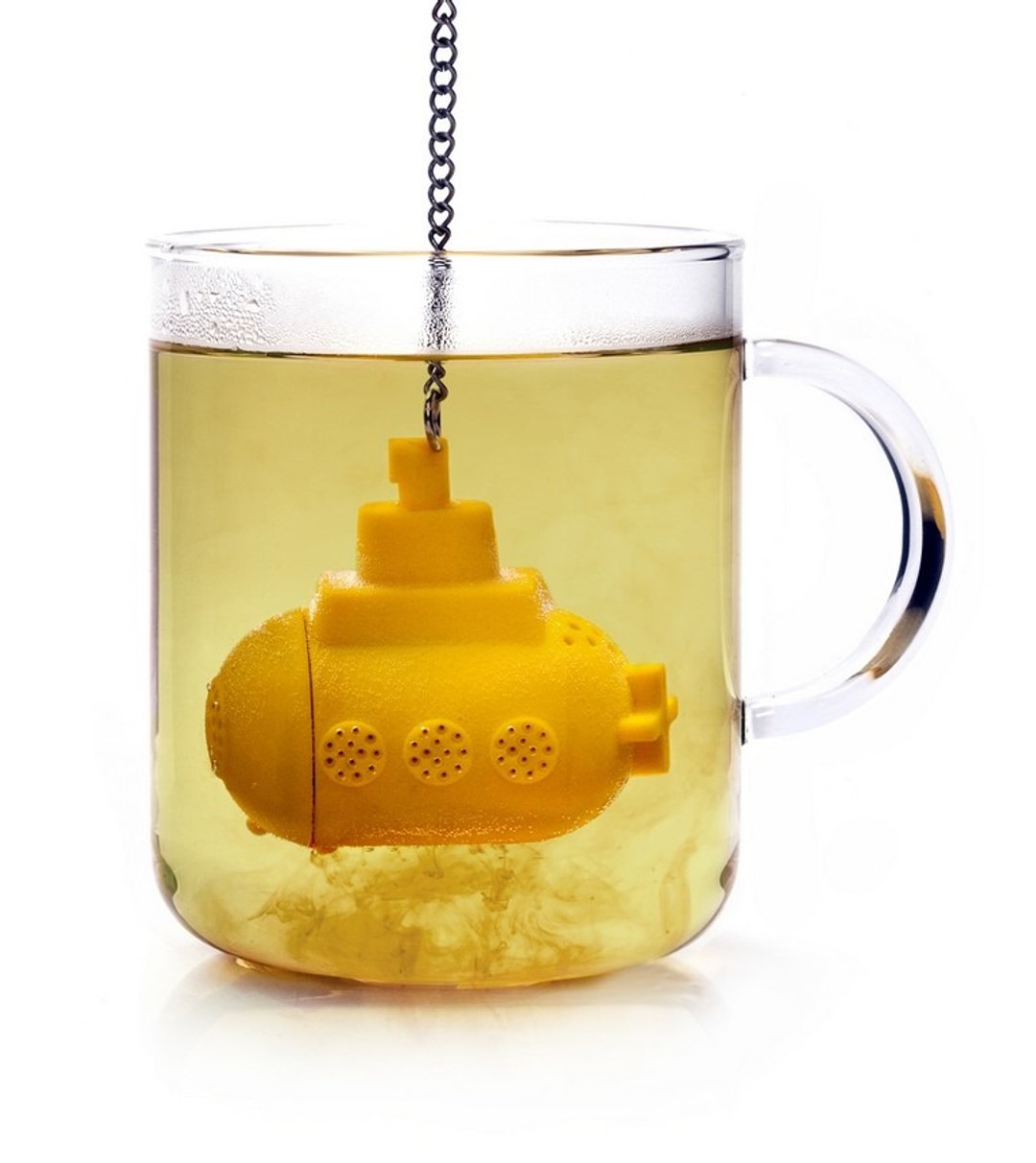 OTOTO-潜水艇泡茶器 - 茶具/茶杯 - 硅胶 黄色