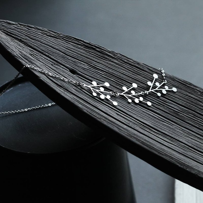 雪花项链D - 项链 - 其他金属 