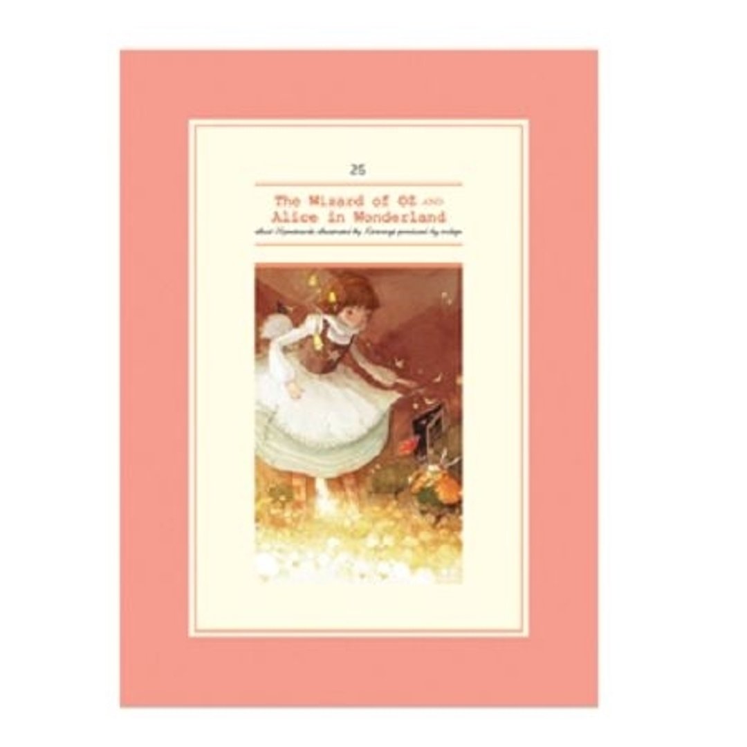 Dessin x Indigo-彩绘童话明信片组-Alice(25入),IDG01155 - 卡片/明信片 - 纸 多色