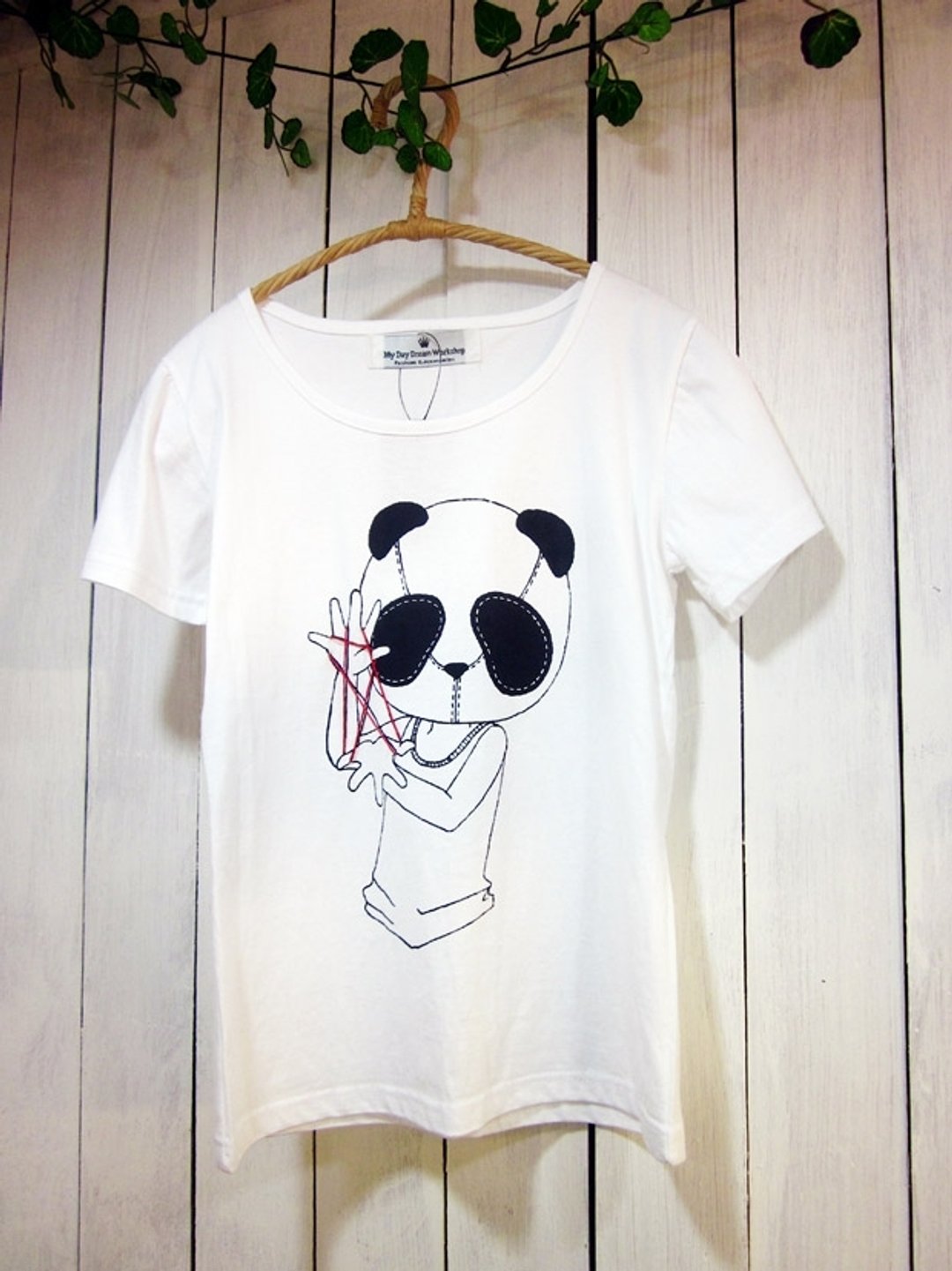 My Daydream Workshop 复古图案白色TEE - 女装 T 恤 - 其他材质 白色