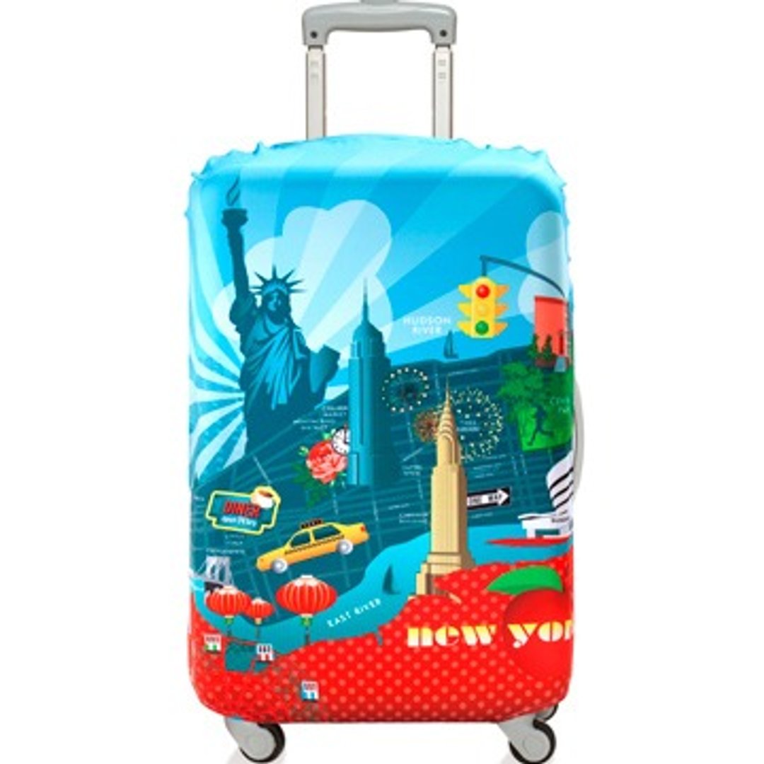 LOQI 行李箱套│纽约【M 号】 - 行李箱/行李箱保护套 - 其他材质 蓝色