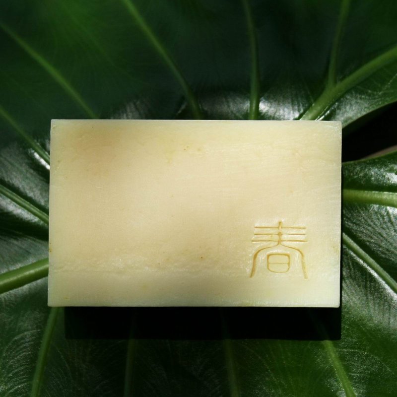 【艋舺肥皂】春皂-桧木皂/木质系味道/洗脸/洗澡/手工皂 - 脸部清洁/卸妆用品 - 其他材质 黄色