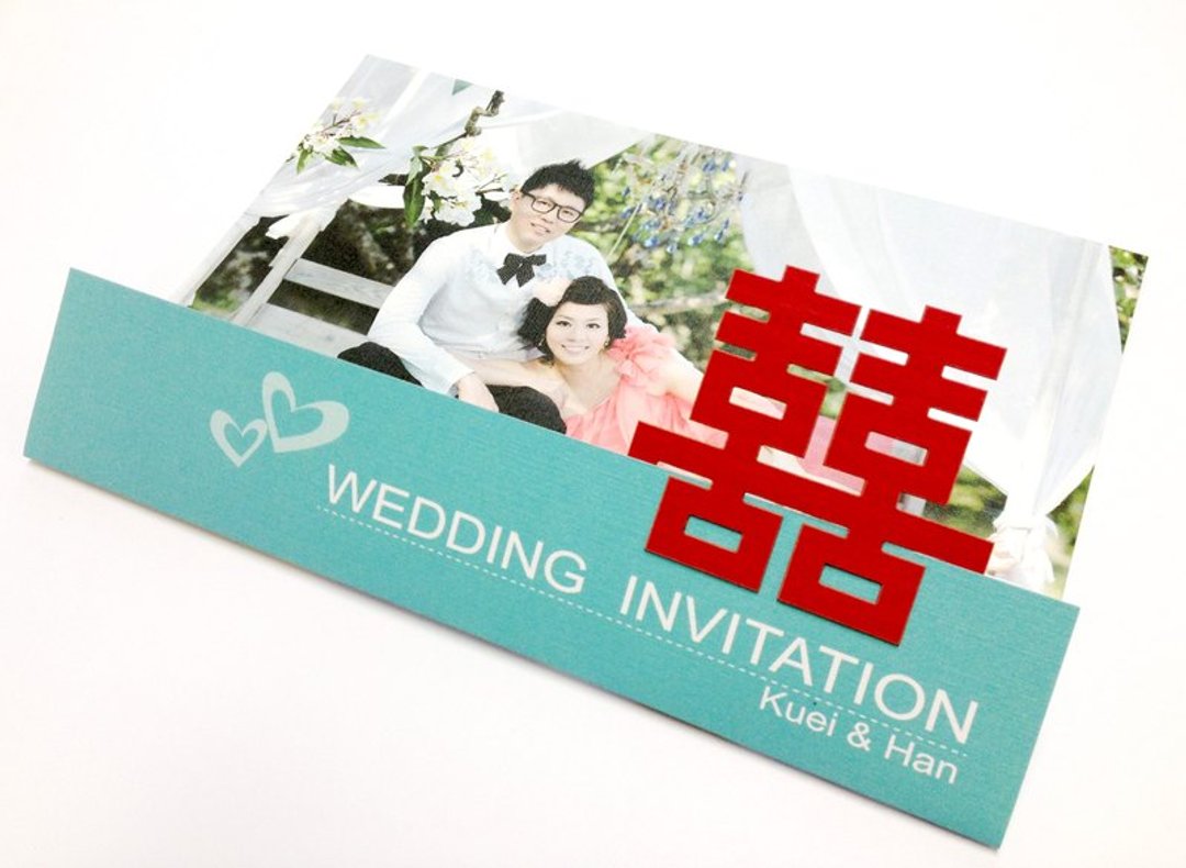 mark taiwan 定制化囍字书签  婚礼小物  ~来电 - 卡片/明信片 - 纸 