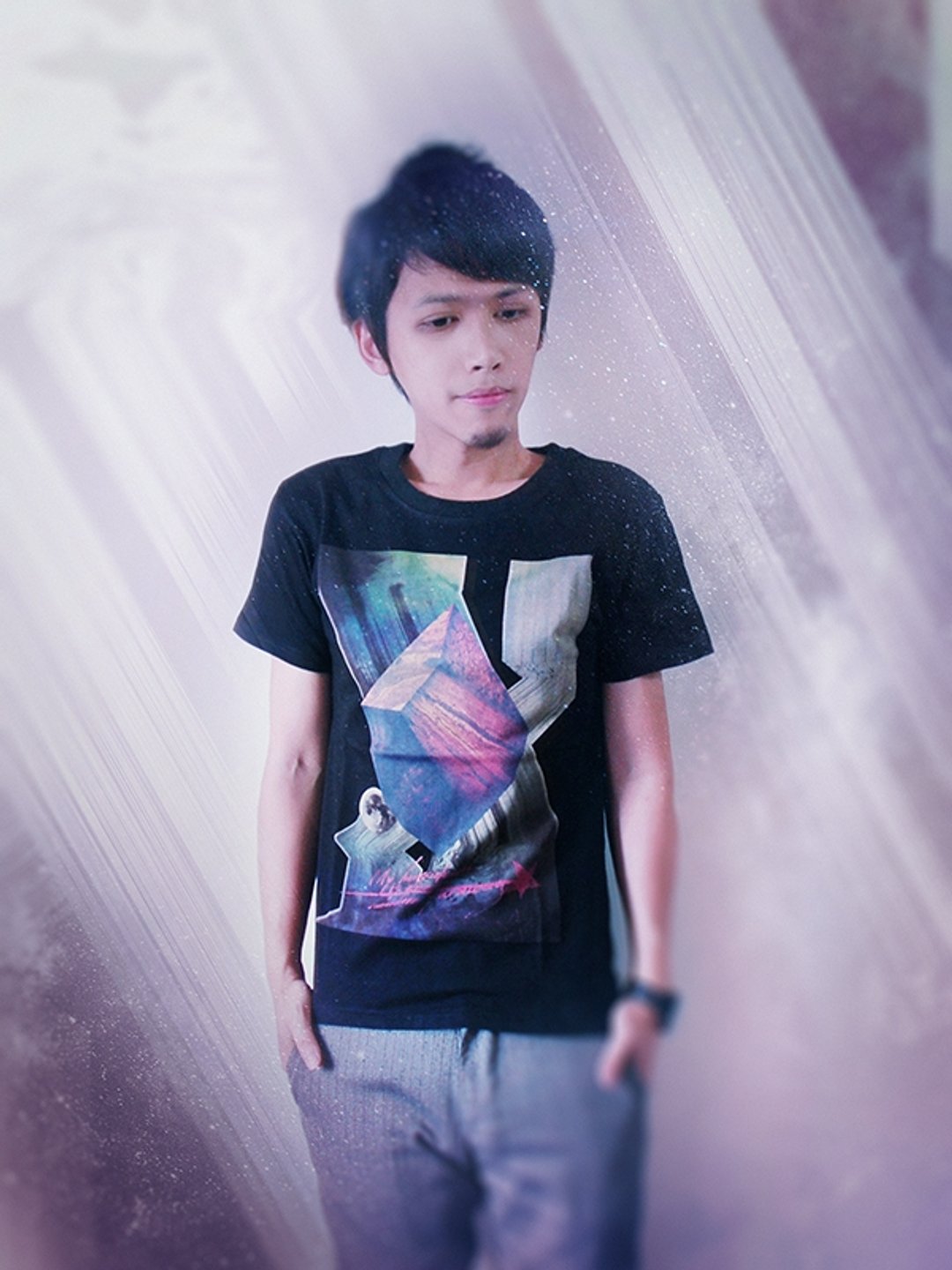HOMESICKNESS / T-Shirt (黑) - 男装上衣/T 恤 - 其他材质 黑色