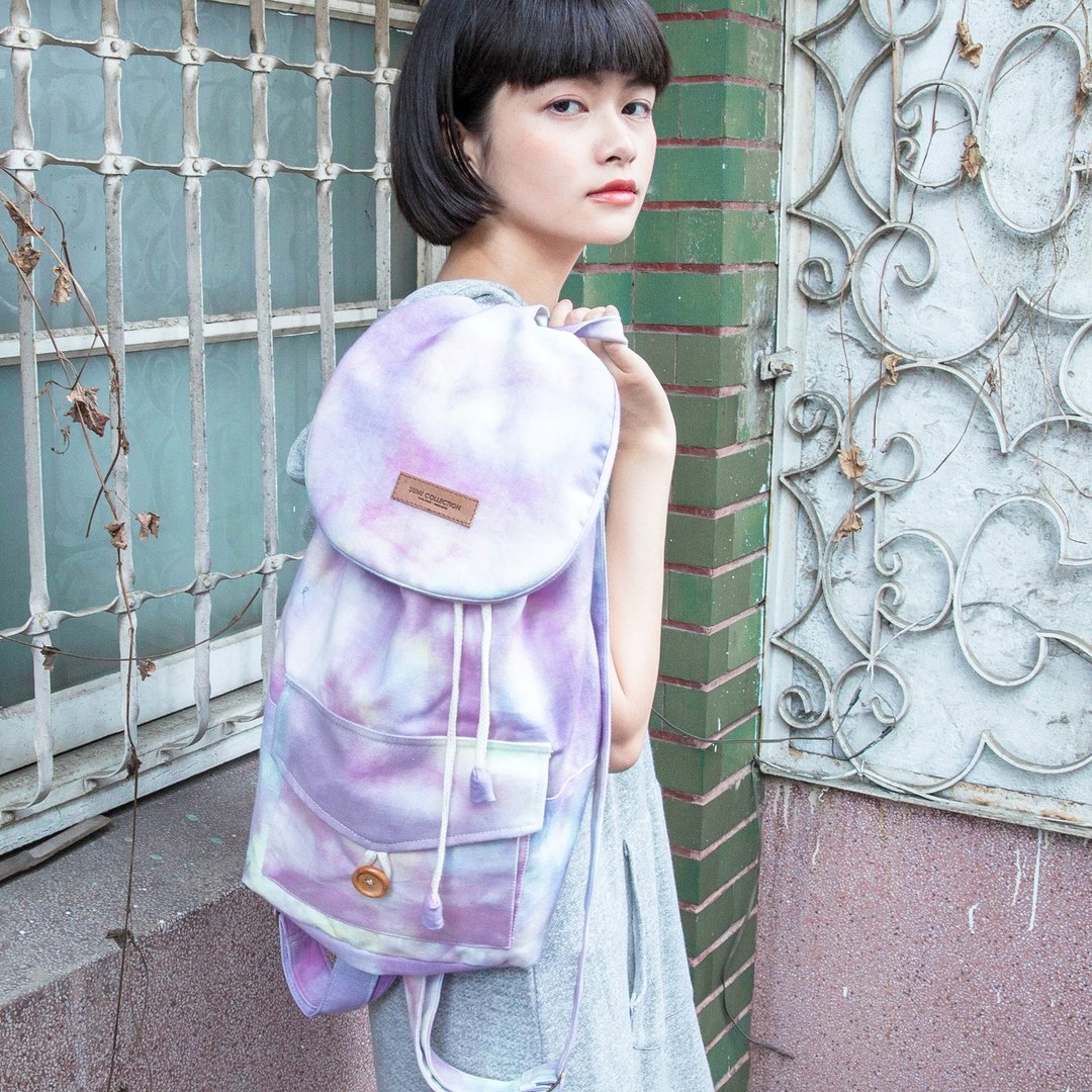SUMI_Unicorn 彩色手染后背包_5SB906_彩色 - 后背包/双肩包 - 其他材质 多色