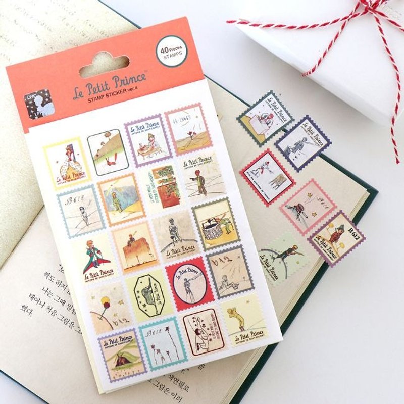 7321 Desgin-小王子授权-邮票贴纸组V4-小王子A01,7321-04382 - 贴纸 - 纸 多色