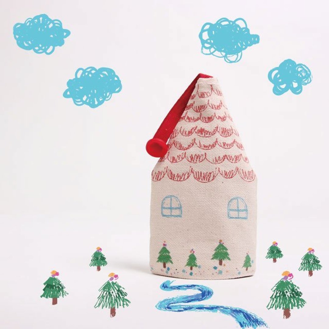 红瓦小屋好家在钥匙圈 - 其他 - 棉 白色