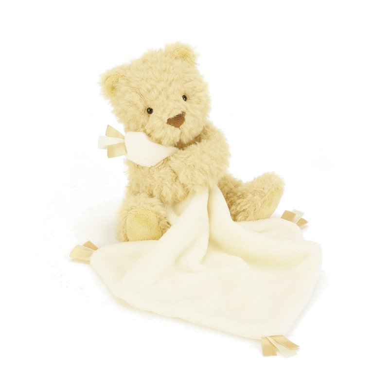 Jellycat Bumble Bear Soother 小熊安抚巾 17cm - 玩偶/公仔 - 其他材质 咖啡色