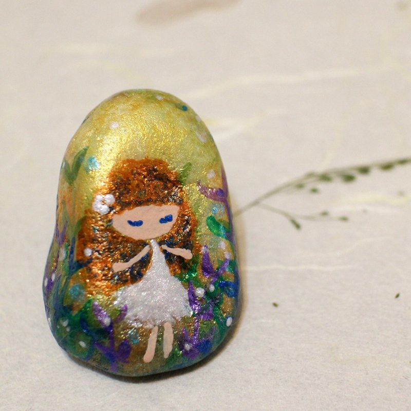 富察令儿·彩绘石头 - 摆饰 - 宝石 金色