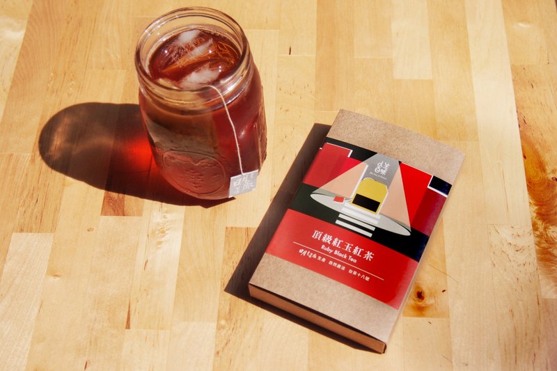 【街头撞见良食】 人生百味 日月老茶厂 红玉红茶 8茶包入 - 茶 - 新鲜食材 红色