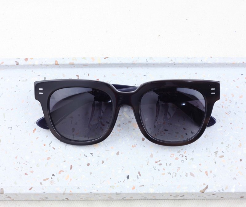 欧美复古大框太阳眼镜 条纹墨绿镜框 眼镜 - 眼镜/眼镜框 - 其他材质 绿色