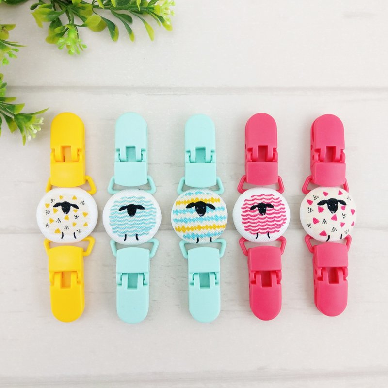 缤纷绵羊-10款可选。手帕夹 - 围嘴/口水巾 - 棉．麻 多色