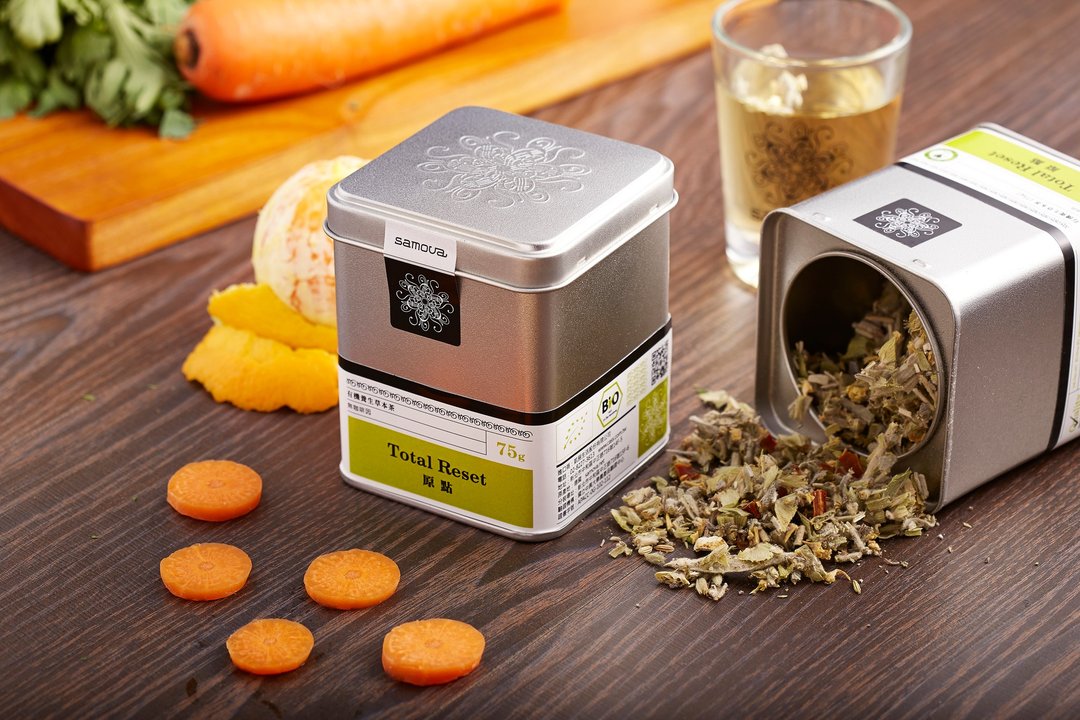 有机养生草本茶 |‘原点’ - 芬芳青草香与胡萝卜、橙皮甘味  / 茶叶 /大茶罐 75g - 茶 - 植物．花 绿色