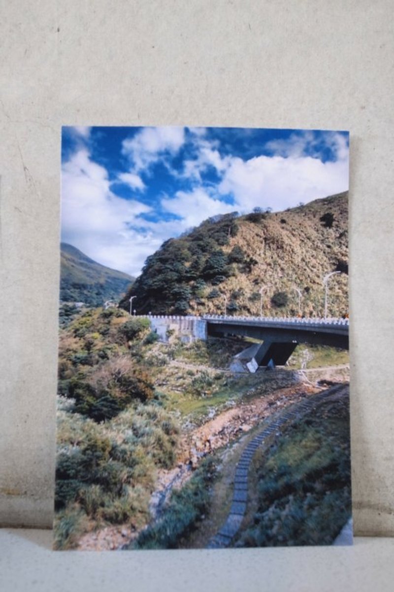 枯木&CryWood手作明信片【063】─阳明山光景 - 卡片/明信片 - 纸 蓝色