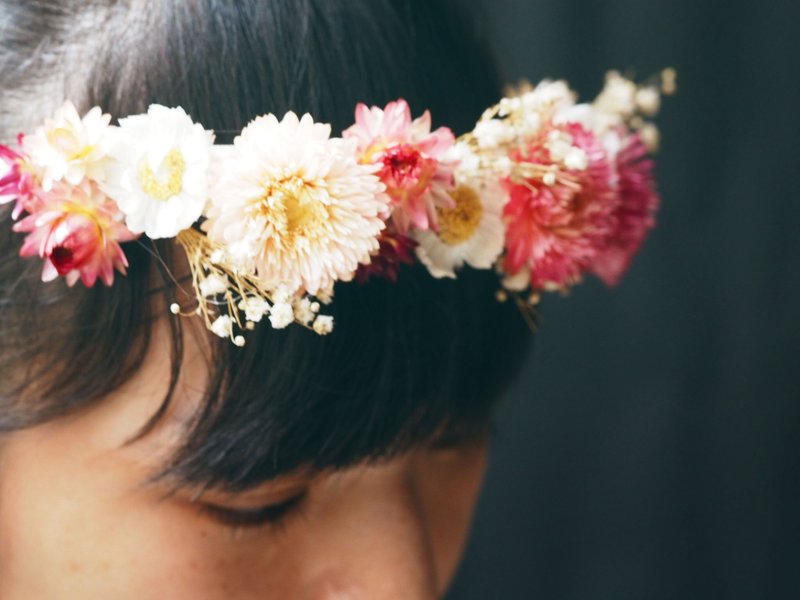 《花冠》干燥花花冠 - 植栽/盆栽 - 植物．花 多色