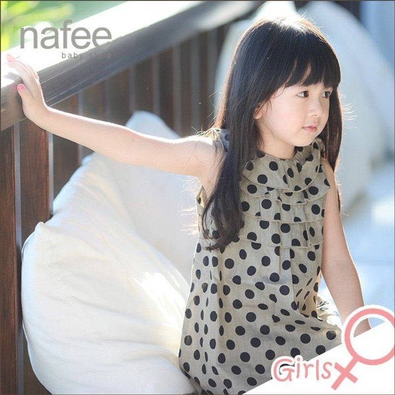 优雅的女孩洋装 - 洋装/连衣裙 - 其他材质 金色