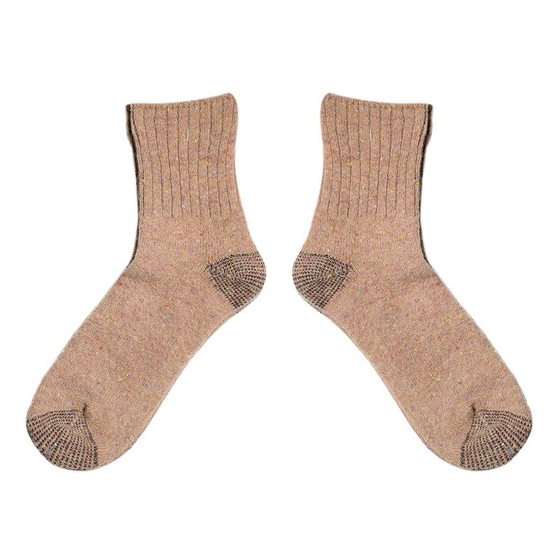 【5色】和煦阳光的早晨! // 羊毛暖暖彩点质柔袜子 :::DAWN' make up your feet ::: - 袜子 - 其他材质 多色