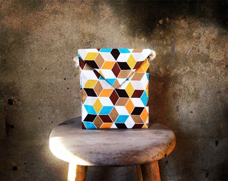 【侧背包/手机包/信封小包MINI Bag-立体几何正方体特殊包款】 - 侧背包/斜挎包 - 其他材质 