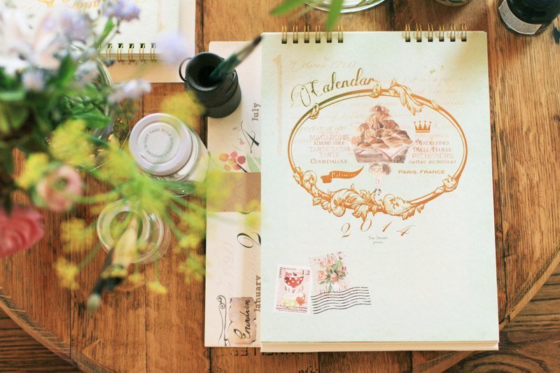 巴黎小不点--Fion 2014桌历（附赠巴黎杂货小海报）11/4~11/11台湾本岛免运费 - 笔记本/手帐 - 纸 绿色