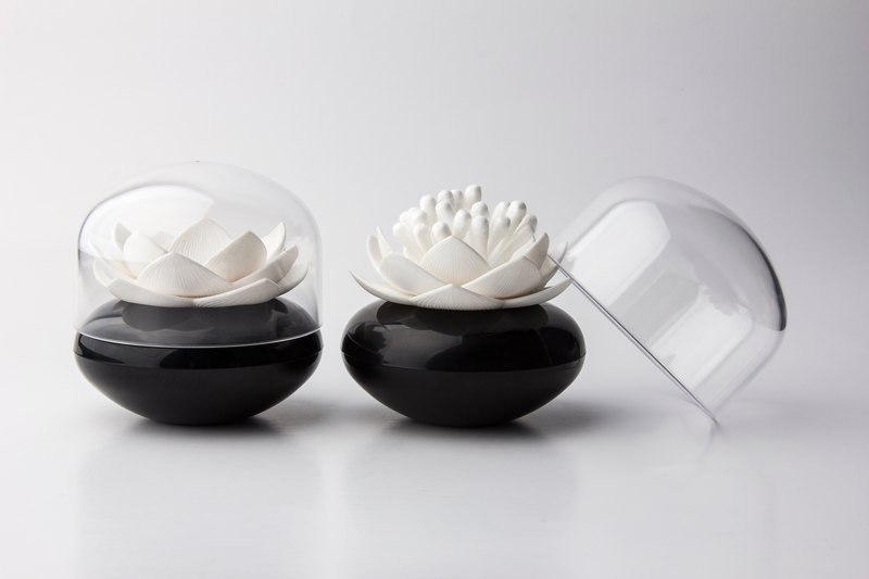 QUALY 莲花好棒 - 棉棒盒 - 其他 - 塑料 黑色