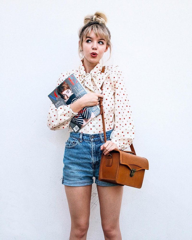 Camino复古牛皮相机包/方包 焦糖色 - 相机包/相机袋 - 真皮 金色