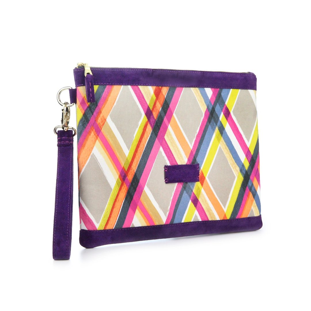  Multiple Color Clutch Bag - 化妆包/杂物包 - 棉 多色