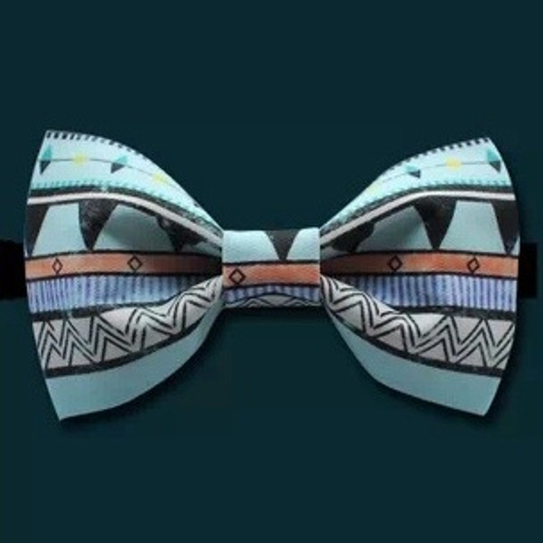 独立设计 印花 系列 领结 Bow Tie 编号067 - 领带/领带夹 - 其他材质 绿色