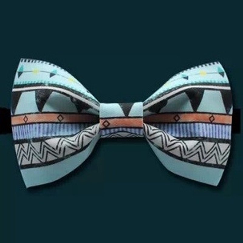 独立设计 印花 系列 领结 Bow Tie 编号067 - 领带/领带夹 - 其他材质 绿色