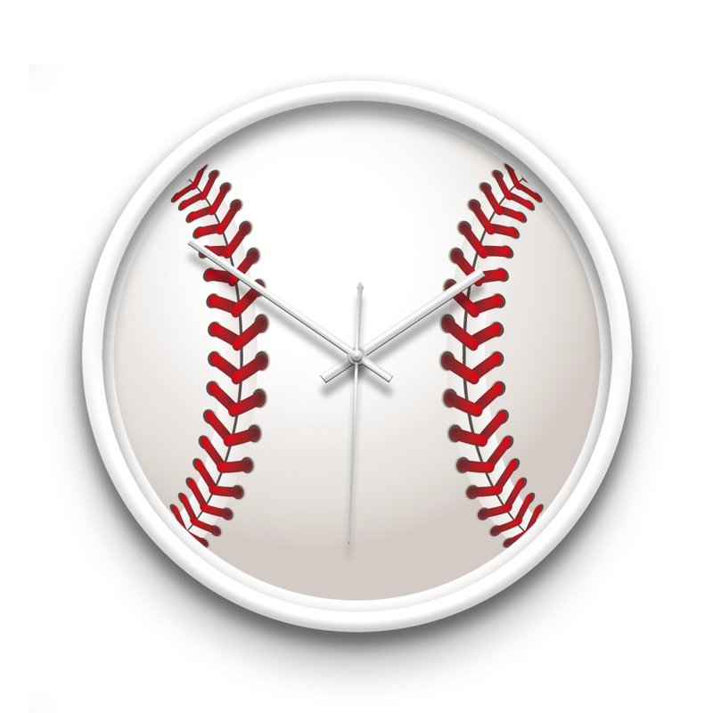 PIXOSTYLE iWatch 创意挂钟：棒球 PSIC-029 - 时钟/闹钟 - 塑料 白色