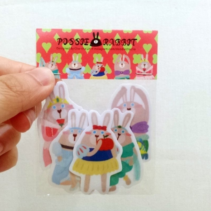 小公主贴纸组 - 贴纸 - 防水材质 红色