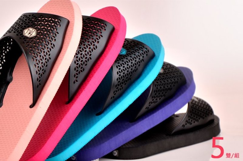 ∠120˚网拖_经典再造/五双组合 - 摆饰 - 防水材质 多色