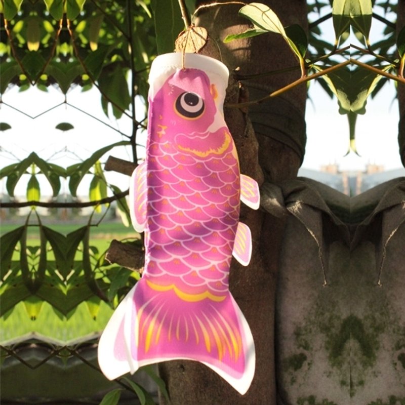 台湾鲤鱼旗15CM (紫) - 摆饰 - 其他材质 紫色