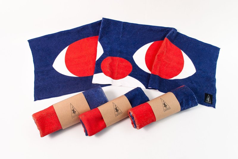 Blue Cat 蓝蓝懒懒猫 运动长巾/毛巾 - 运动配件 - 其他人造纤维 蓝色