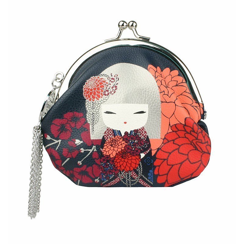 Kimmidoll 和福娃娃零钱包 Tomona - 零钱包 - 其他材质 蓝色