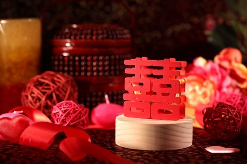 双囍灯 - 灯具/灯饰 - 木头 