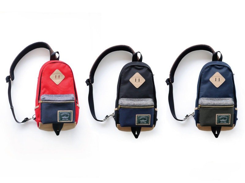 火柴木设计 Matchwood Infantry 猪鼻单肩后背包   红/黑/蓝 - 后背包/双肩包 - 防水材质 多色