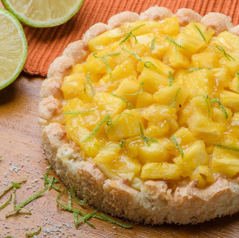【森之心甜品坊】凤梨橙酱蛋糕 6" - 咸派/甜派 - 新鲜食材 