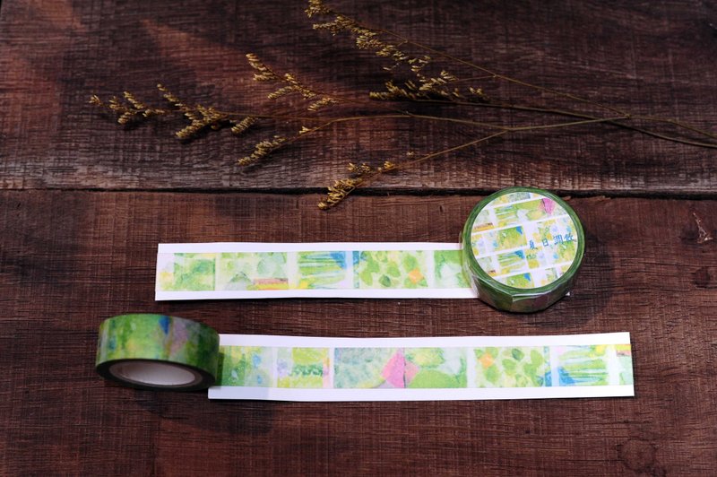 夏日调饮 纸胶带 不醉不归 - 纸胶带 - 纸 绿色