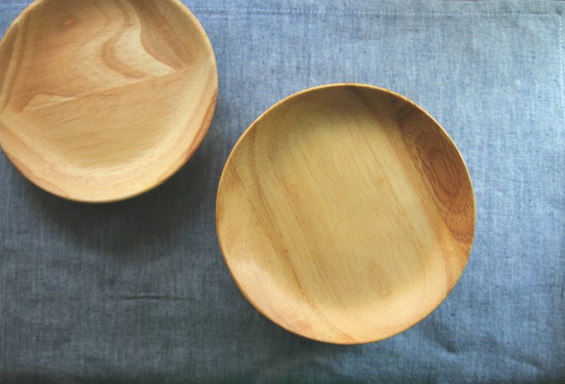 和森兄弟 - 点心小木盘 - 浅碟/小碟子 - 木头 咖啡色