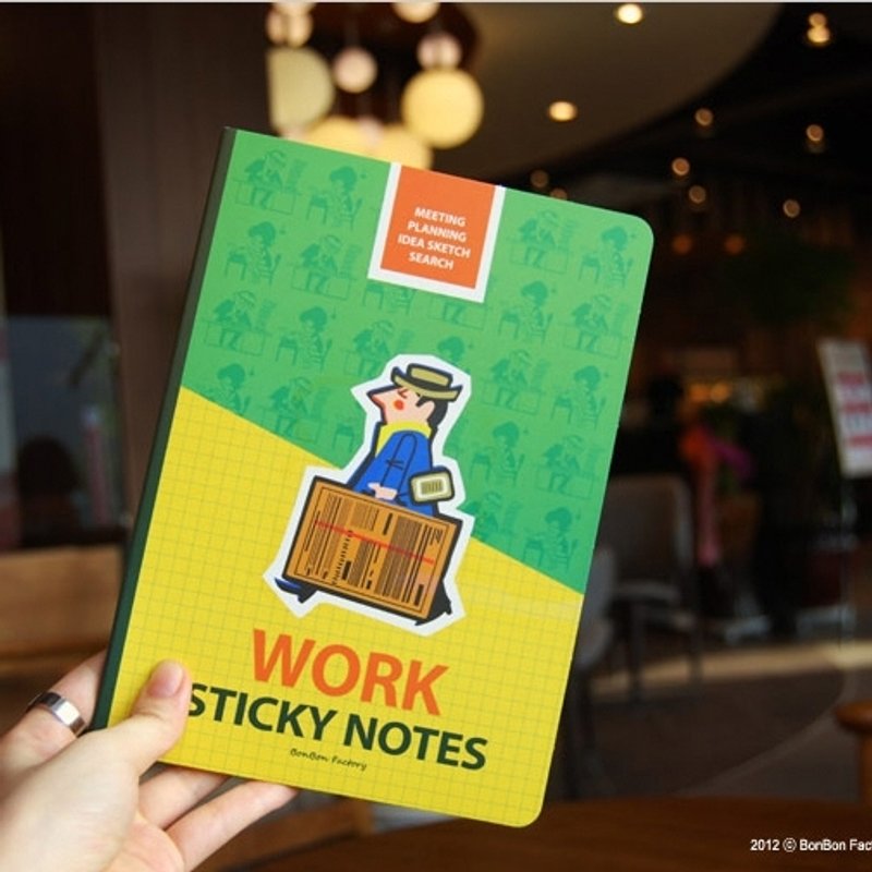 Dessin x 7321 Design-我的好用便利贴本-Work,7321-68103 - 便条纸/标签贴 - 纸 多色
