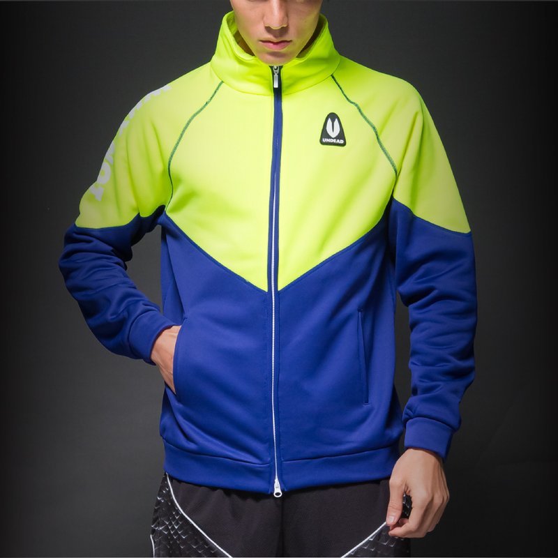 原生Zero 1.0 霓虹水晶外套_黄/紫 - 男装外套 - 棉．麻 