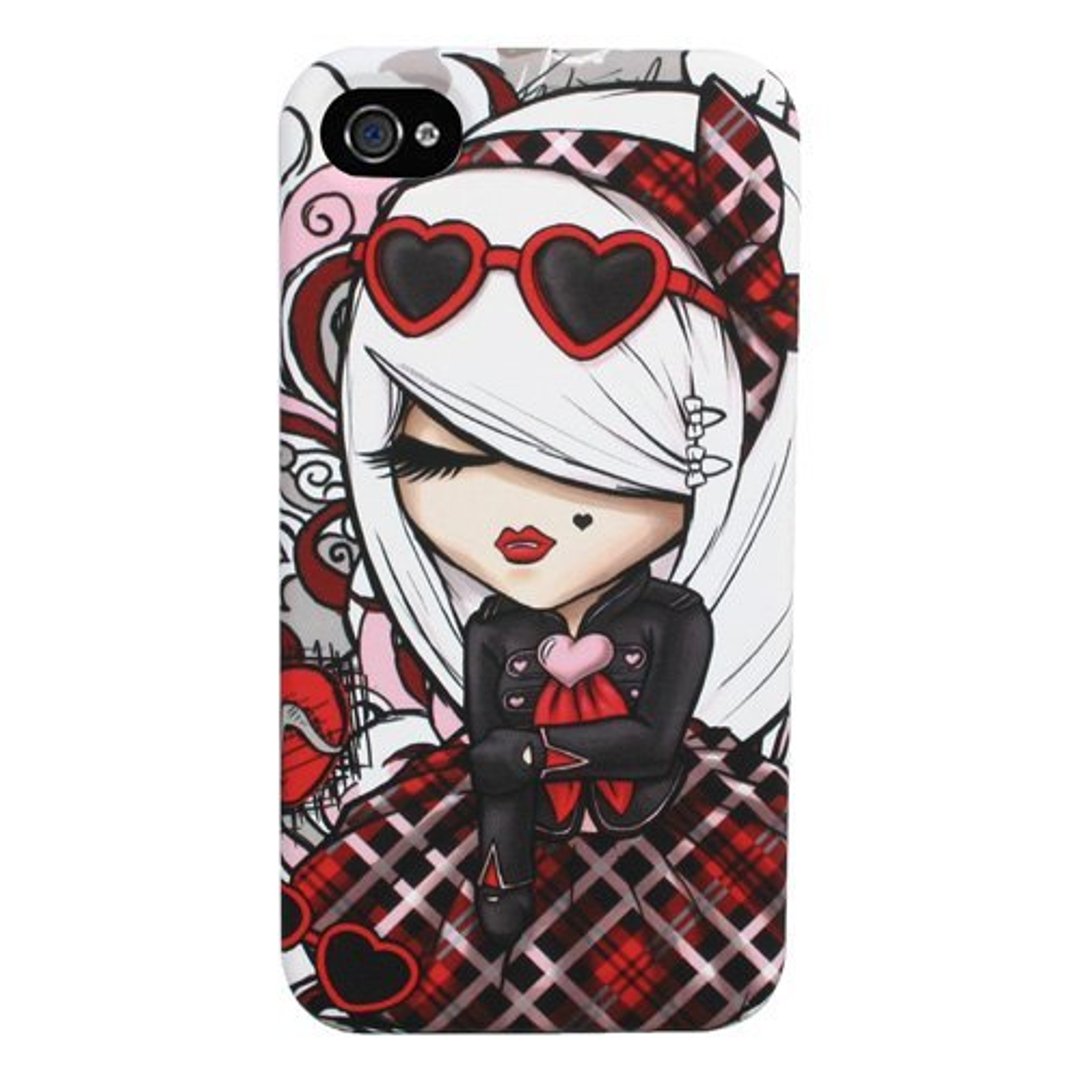 Kimmidoll Love－和爱娃娃iPhone 4/4s 保护壳 忧伤莎萝 - 手机壳/手机套 - 塑料 黑色