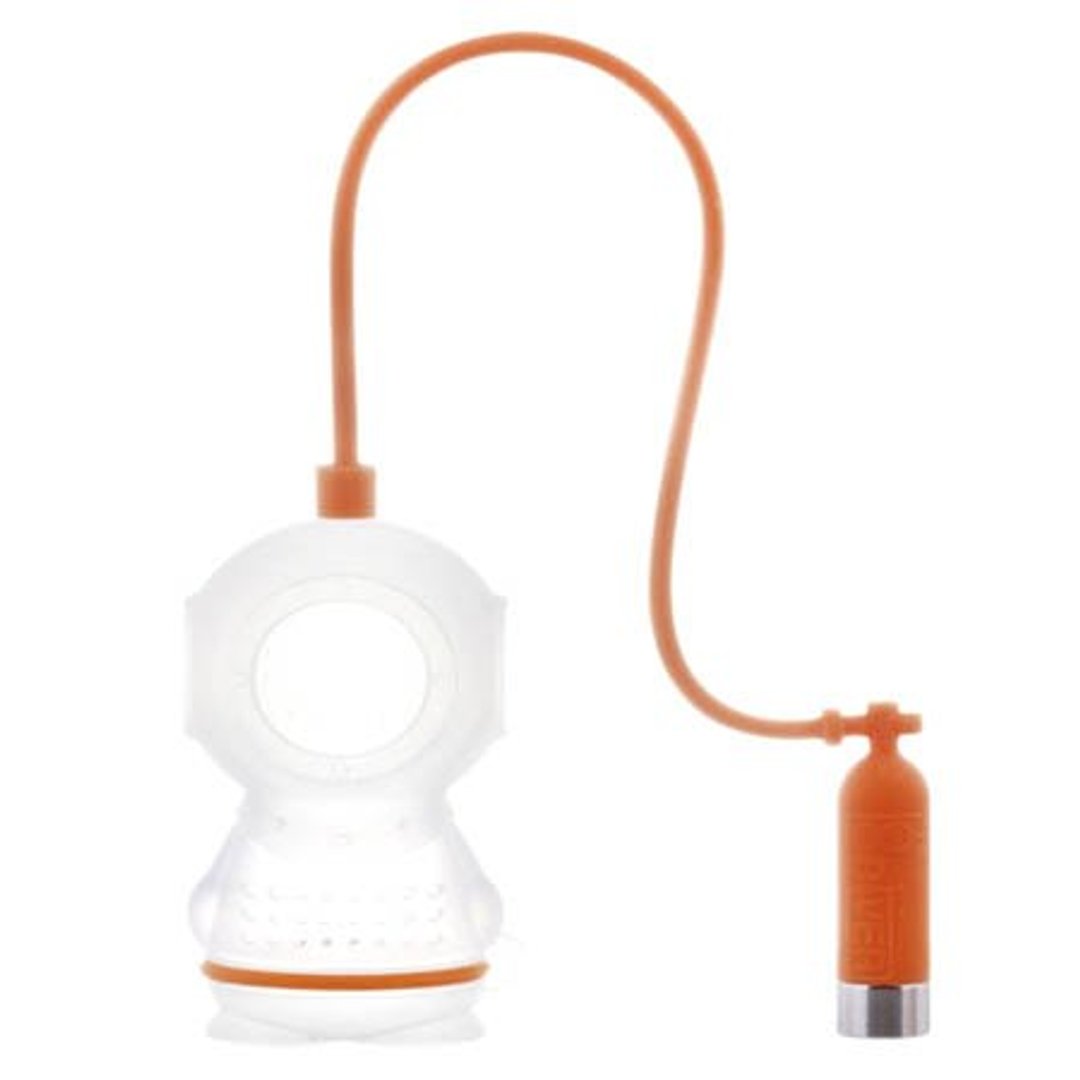 TEA DIVER潜水夫泡茶器-橘色 - 茶具/茶杯 - 硅胶 橘色
